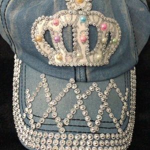 Jean studded hat